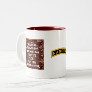 2 Couleurs École de garde forestière d'armée - tasse de