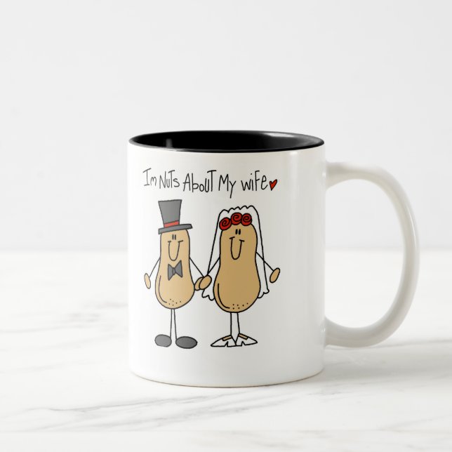 2 Couleurs Écrous au sujet de ma tasse d'épouse (Droit)