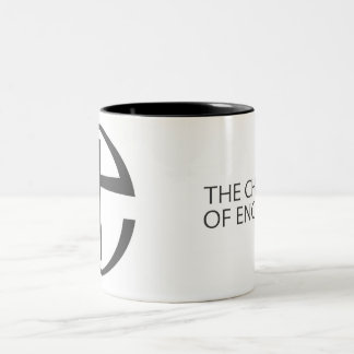 2 Couleurs Église de l'Angleterre - tasse de thé/café