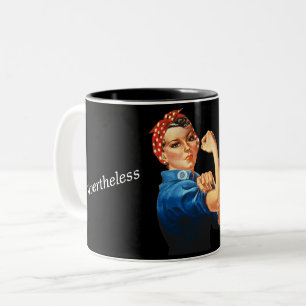 2 Couleurs "Elle a persisté" tasse