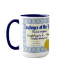 Employé de la tasse de certificat d'année