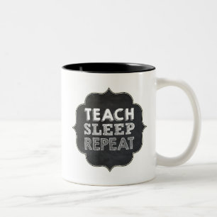 2 Couleurs Enseignez la tasse de répétition de sommeil