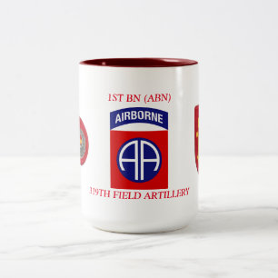 2 Couleurs ęr TASSE d'ARTILLERIE de CAMPAGNE de BATAILLON