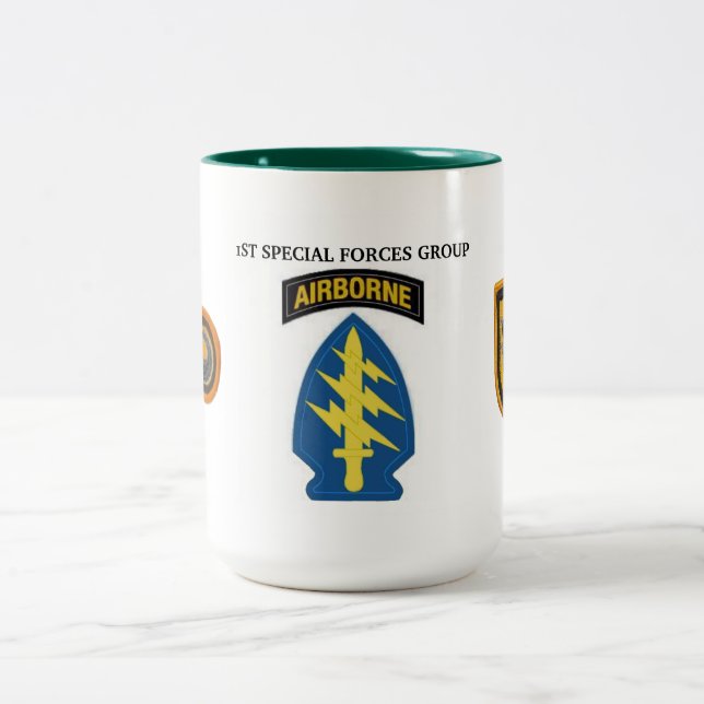 2 Couleurs ęr Tasse de groupe de forces spéciales (Centre)