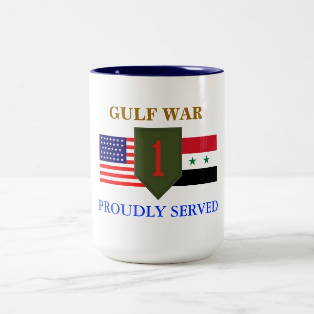 2 Couleurs ęr TASSE de GUERRE de GOLFE de DIVISION (Centre)