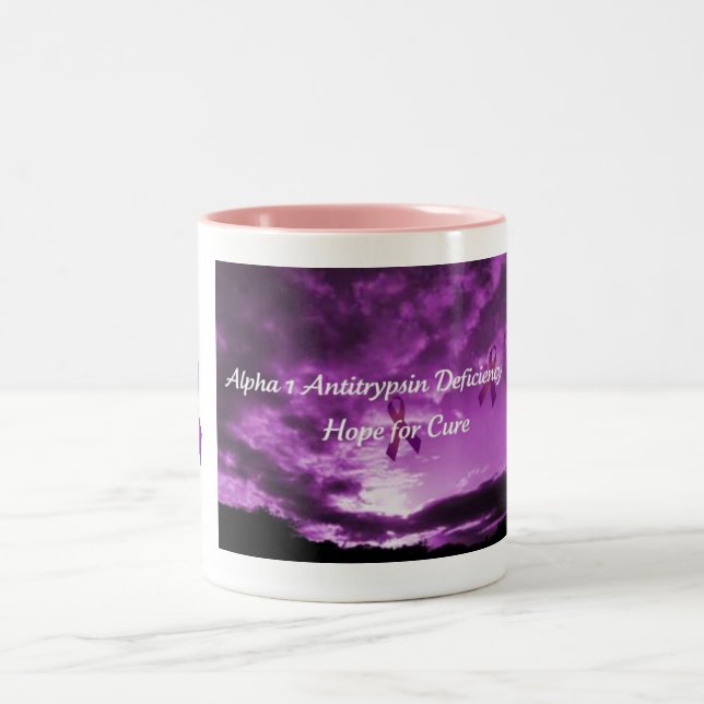 2 Couleurs Espoir d'A1AD pour une tasse de traitement (Centre)