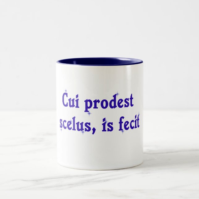 2 Couleurs Expression latine sur la tasse d'avocat (Centre)