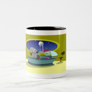 2 Couleurs Faible à la tasse de bureau