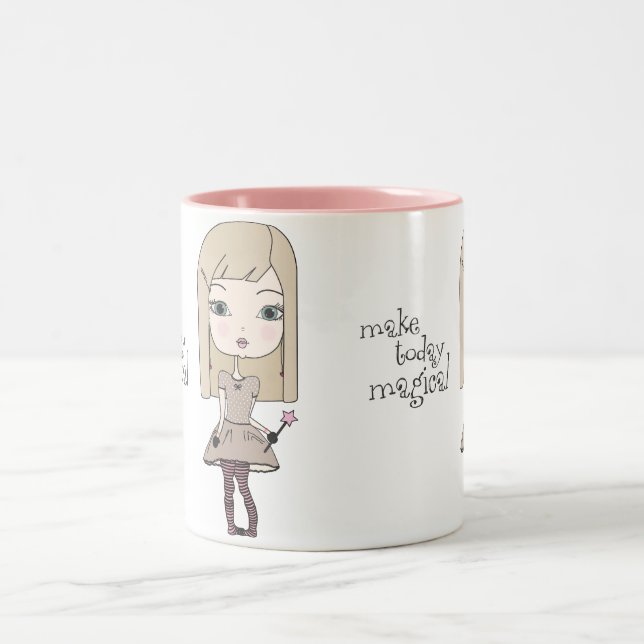 2 Couleurs Faites aujourd'hui la tasse magique (Centre)