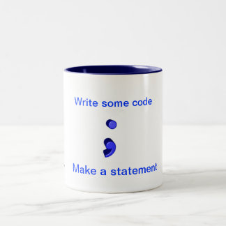 2 Couleurs Faites une tasse de déclaration
