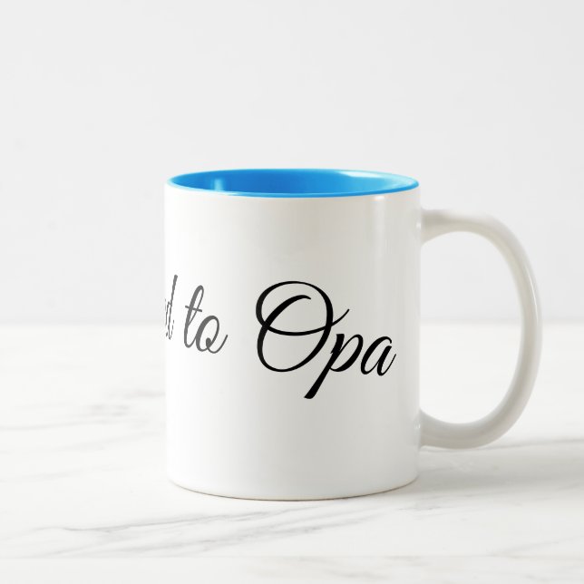 2 Couleurs Favorisé dans la tasse d'Opa (Droit)