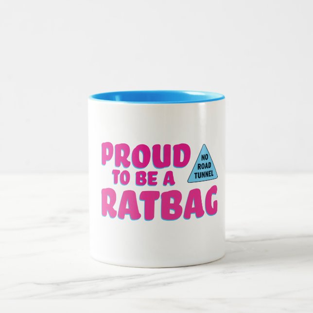 2 Couleurs Fier d'être tasse de peau de vache (Centre)