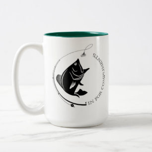 2 Couleurs Fish'in pour la tasse de compliments