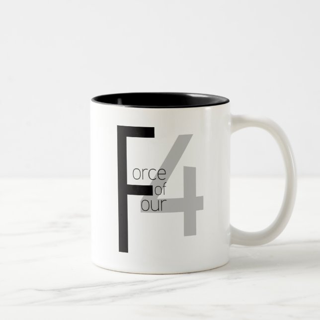 2 Couleurs Force de la tasse quatre (Droit)