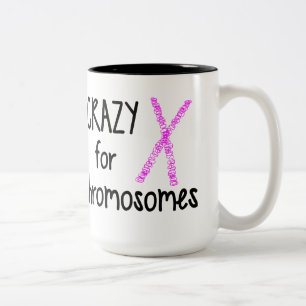 2 Couleurs Fou pour la tasse de café de chromosomes