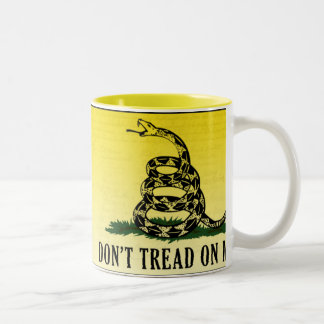 2 Couleurs Gadsden - le thé comme lui est la tasse 1773