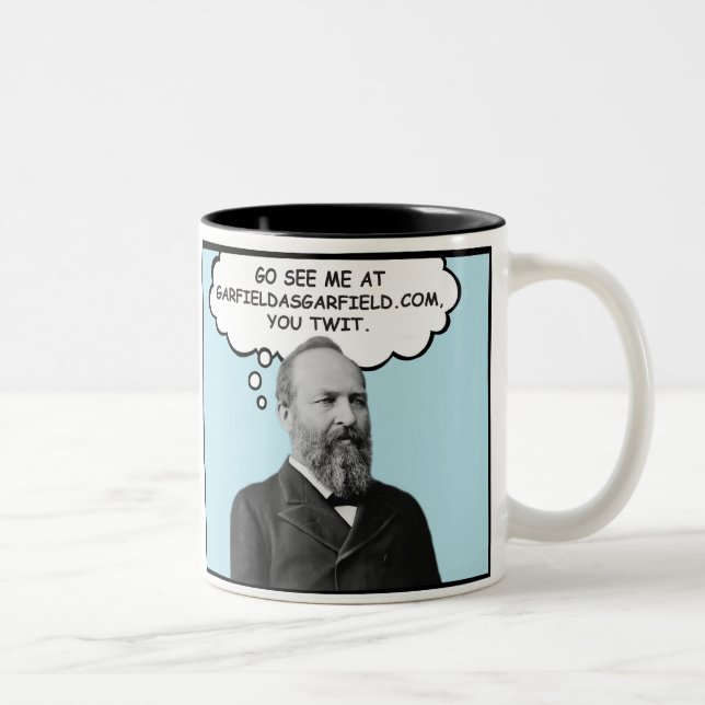 2 Couleurs Garfield en tant que tasse de bande de Garfield (Droit)