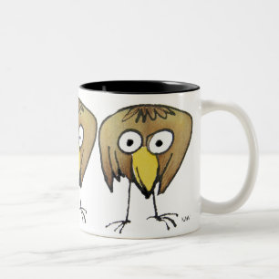 2 Couleurs Grande tasse de birdie