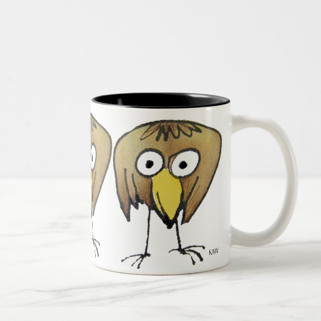 2 Couleurs Grande tasse de birdie (Droit)