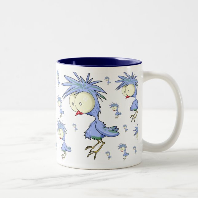 2 Couleurs Grande tasse de birdie (Droit)