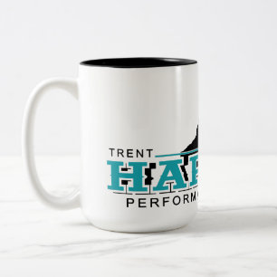 2 Couleurs Grande tasse de café avec logo noir