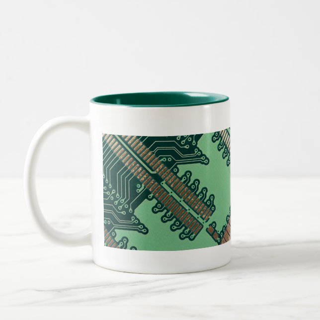 2 Couleurs Grande tasse de carte (Gauche)