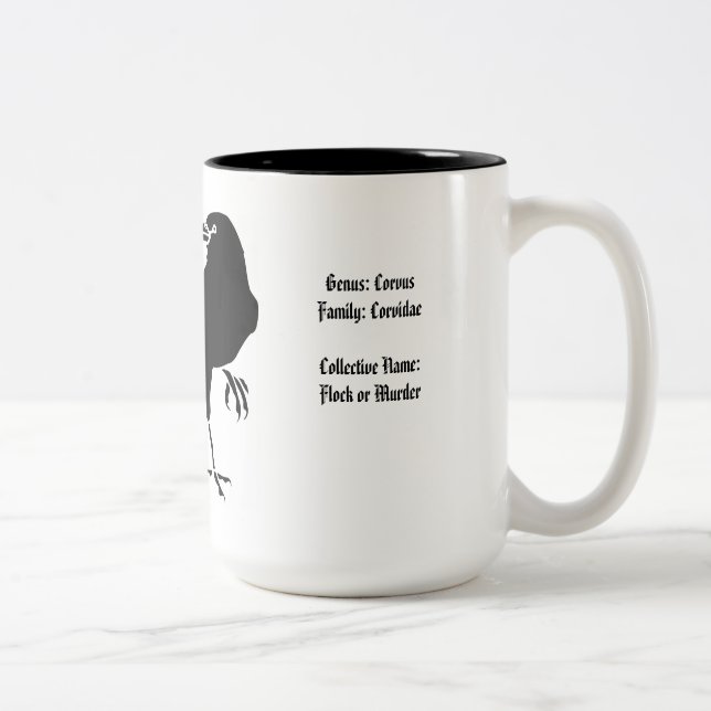 2 Couleurs Grande tasse de corneille (Droit)