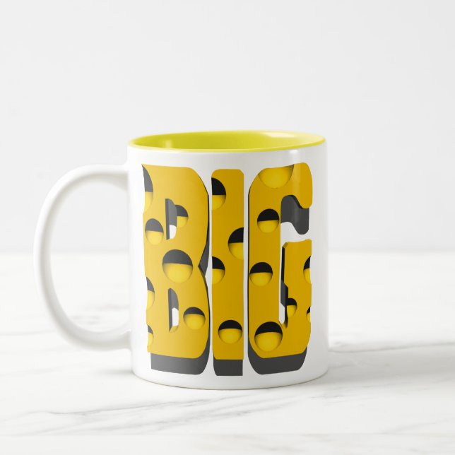 2 Couleurs Grande tasse de fromage (Gauche)