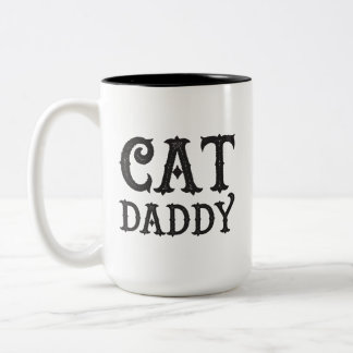 2 Couleurs Grande tasse de papa de chat