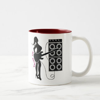 2 Couleurs Grande tasse inférieure de guitare basse