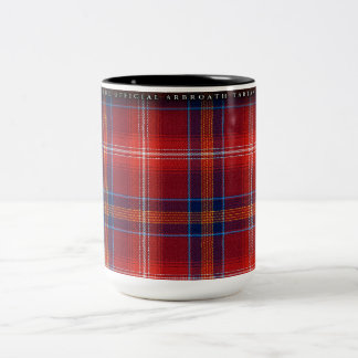 2 Couleurs Grande tasse - tartan rouge de Lichtie -