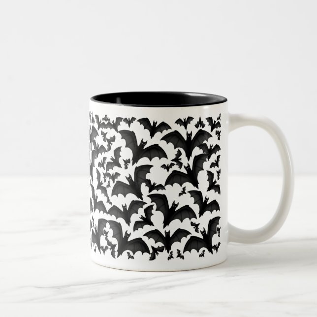 2 Couleurs Groupe de tasse de Halloween de battes de vampire (Droit)