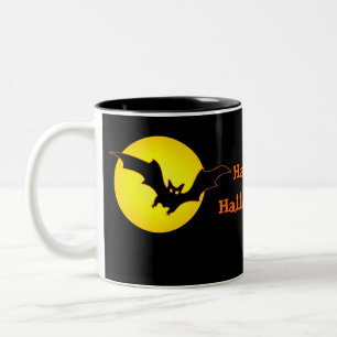 2 Couleurs Halloween heureux - customisez cette tasse