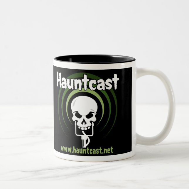 2 Couleurs Hauntcast 15oz. Tasse à deux tons (Droit)