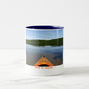 2 Couleurs Heure de kayak tasse