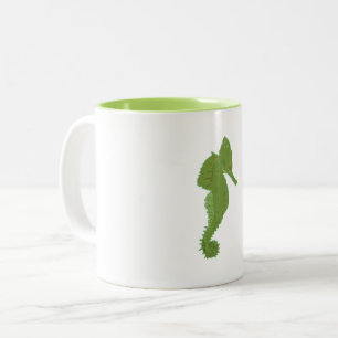2 Couleurs Hippocampe, Aqua Life  Art  Tasse