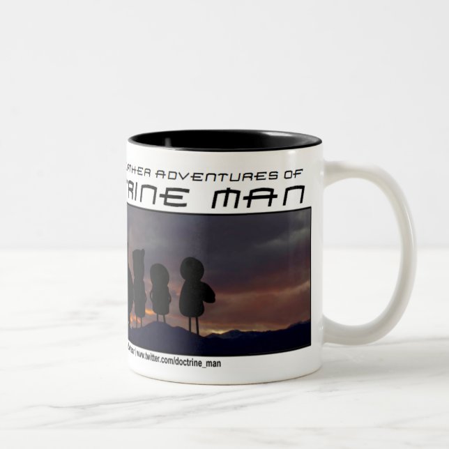 2 Couleurs Homme de doctrine ! ! Bande de tasse de frères (Droit)