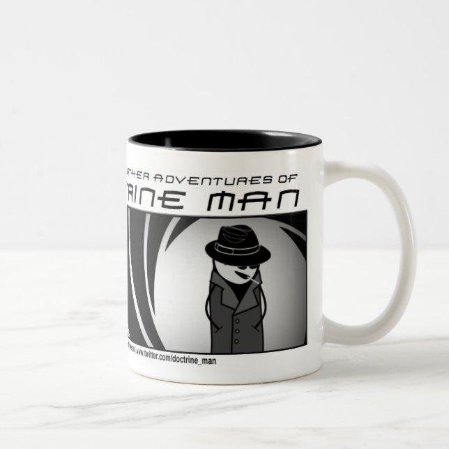 2 Couleurs Homme de doctrine ! ! Tasse de type d'espion (Droit)