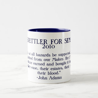 2 Couleurs Hostettler pour la tasse historique de citation de