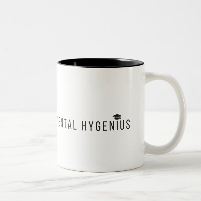 2 Couleurs Hygiéniste dentaire - tasse dentaire de Hygenius (Droit)