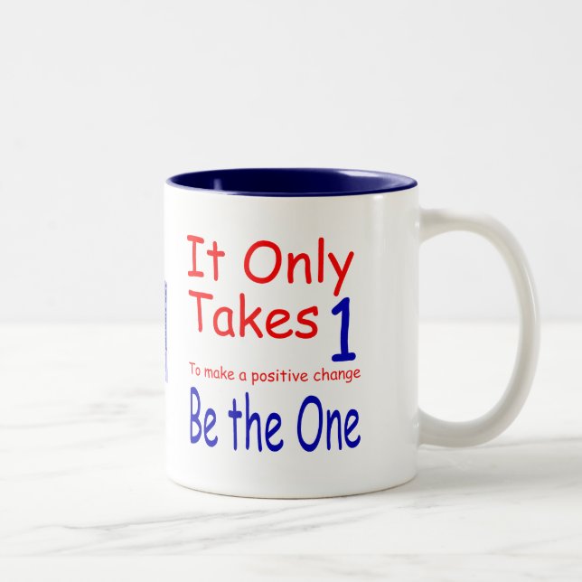 2 Couleurs Il prend seulement une tasse à deux tons (Droit)