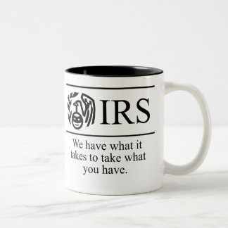 2 Couleurs IRS $17,95 deux a modifié la tonalité la tasse de