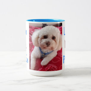 2 Couleurs J'adore ma tasse de café de caniche