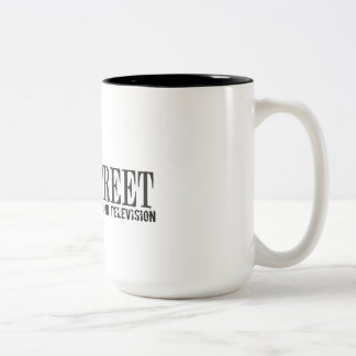 2 Couleurs J'ai observé pour occuper Wallstreet à TV - tasse