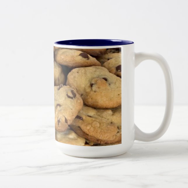 2 Couleurs J'aime des biscuits ! Tasse (Droit)
