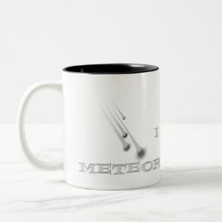 2 Couleurs J'aime la tasse de café de pluies de météores