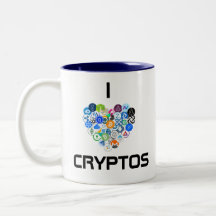 J'aime la tasse de Cryptos