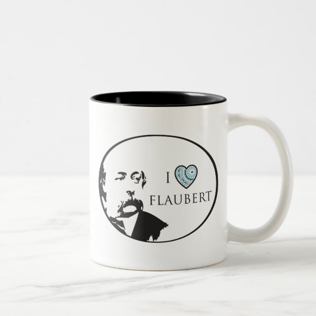 2 Couleurs J'aime la tasse de Flaubert (Droit)
