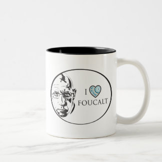 2 Couleurs J'aime la tasse de Foucalt