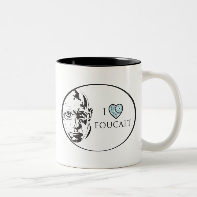 2 Couleurs J'aime la tasse de Foucalt (Droit)